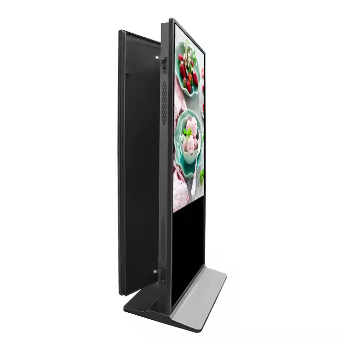 55 inch Dual-Sided Touch Screen Kiosk