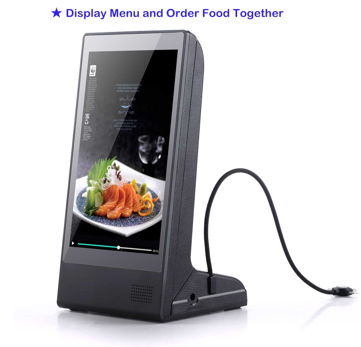 Tabletop Digital Order Call Display WIFI Remote Control